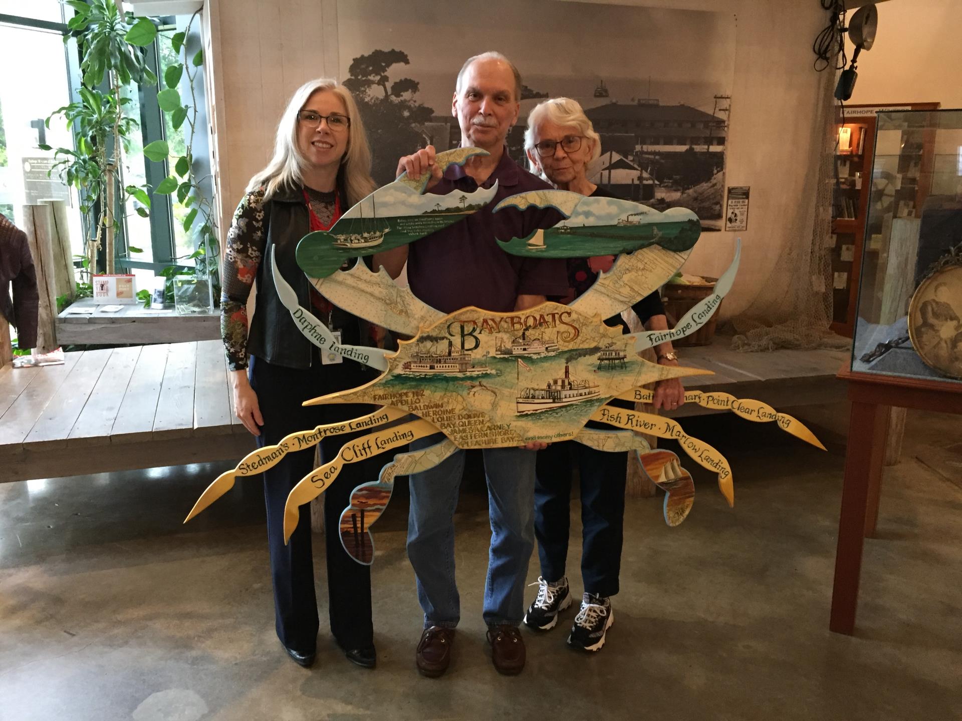 museum donation - crab